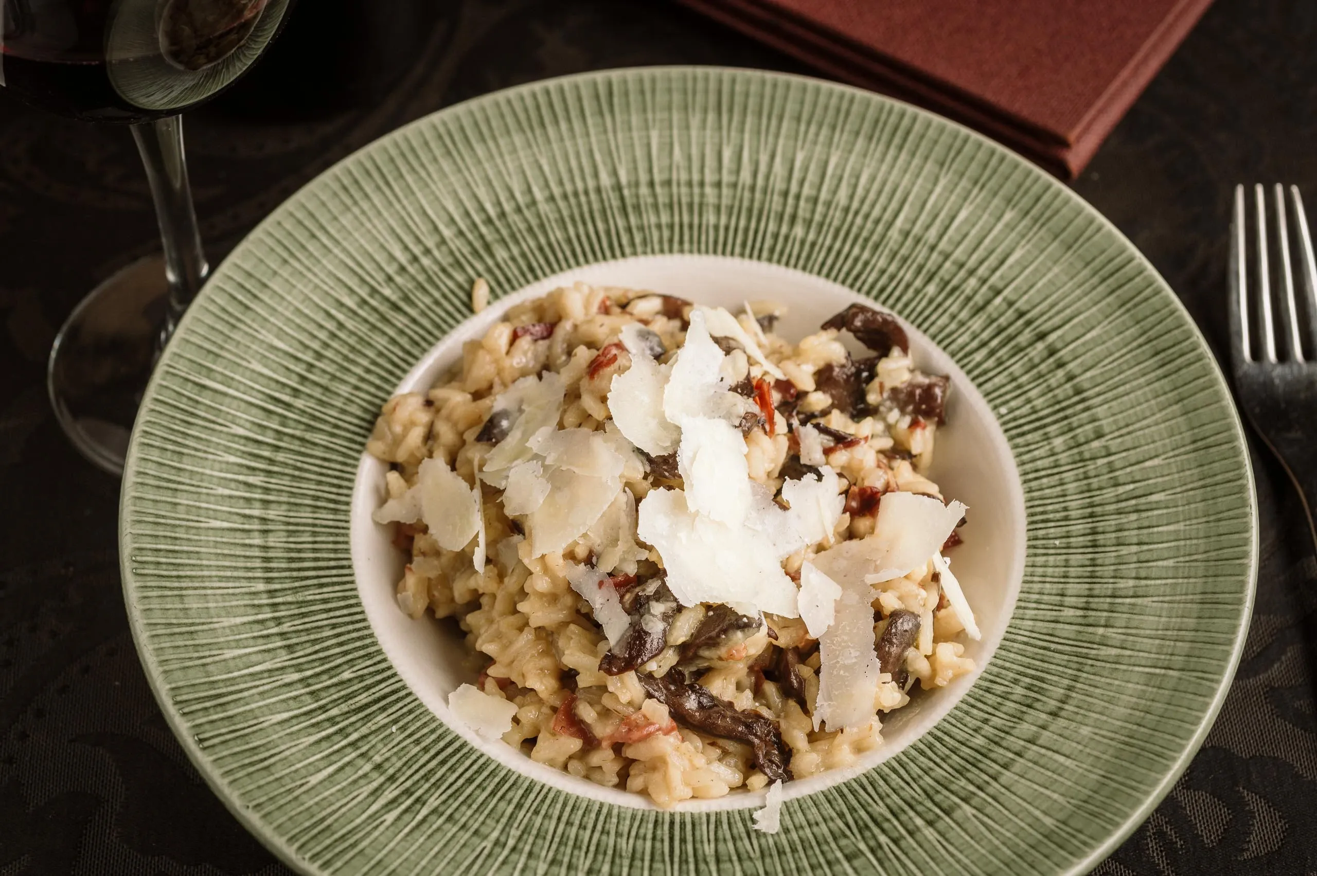 The mushroom and ham risotto that will win your taste buds over
